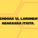 ABENDUAK 12, OSTIRALA