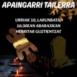 URRIAK 10, LARUNBATA, APAINGARRI TAILERRA